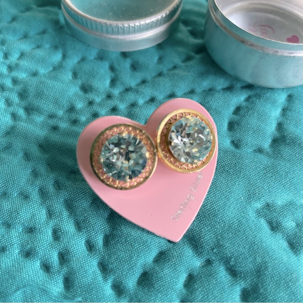 JoJo Loves You! “Ice” Sterling Silver, Gold overlay.